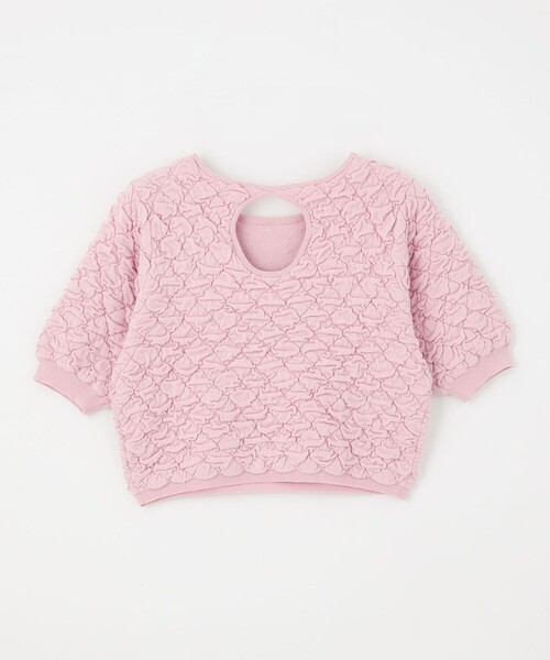 EMMEL REFINES(エメルリファインズ)の「<EMMEL REFINES>EM HW クルーネック ポコ ニット(ニット/セーター・レディース・グレー/オフホワイト/ピンク・FREE)」の19枚目の写真