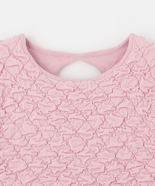 EMMEL REFINES(エメルリファインズ)の「<EMMEL REFINES>EM HW クルーネック ポコ ニット(ニット/セーター・レディース・グレー/オフホワイト/ピンク・FREE)」の18枚目の写真