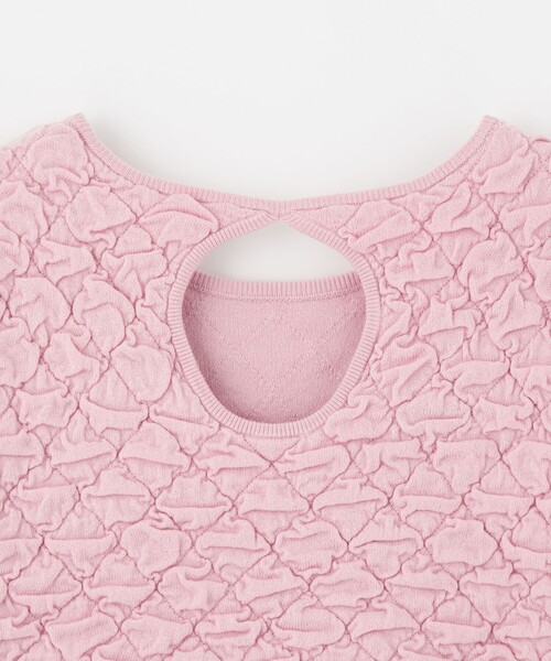 EMMEL REFINES(エメルリファインズ)の「<EMMEL REFINES>EM HW クルーネック ポコ ニット(ニット/セーター・レディース・グレー/オフホワイト/ピンク・FREE)」の16枚目の写真