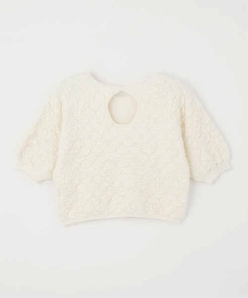 EMMEL REFINES(エメルリファインズ)の「<EMMEL REFINES>EM HW クルーネック ポコ ニット(ニット/セーター・レディース・グレー/オフホワイト/ピンク・FREE)」の13枚目の写真