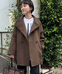 MANTECO GIOLICA スタンドショートコート