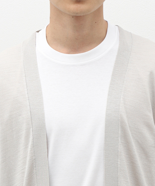 EDIFICE（エディフィス）の「シルク ニット カーディガン（カーディガン/ボレロ・メンズ・レッド/グレー/ブラック・LARGE/MEDIUM）」の8枚目の写真