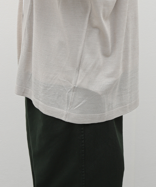 EDIFICE（エディフィス）の「シルク ニット カーディガン（カーディガン/ボレロ・メンズ・レッド/グレー/ブラック・LARGE/MEDIUM）」の12枚目の写真