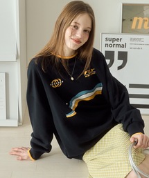 ゲームロゴプリント裏毛スウェット / game logo print fleece sweat