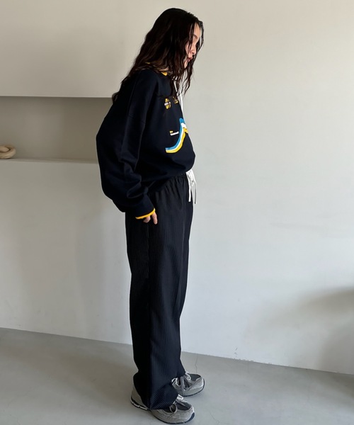 Birthday room(バースデイルーム)の「ゲームロゴプリント裏毛スウェット / game logo print fleece sweat(スウェット・レディース・ホワイト/グレー/ネイビー・FREE)」の12枚目の写真