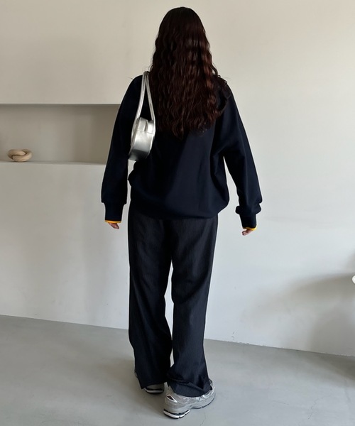 Birthday room(バースデイルーム)の「ゲームロゴプリント裏毛スウェット / game logo print fleece sweat(スウェット・レディース・ホワイト/グレー/ネイビー・FREE)」の13枚目の写真