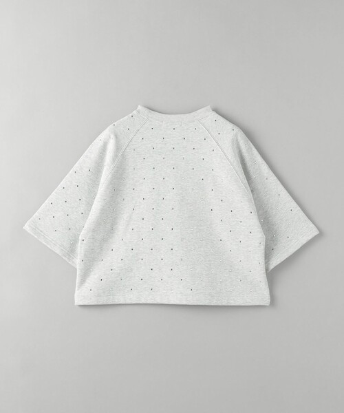 BEAUTY&YOUTH UNITED ARROWS（ビューティーアンドユースユナイテッドアローズ）の「裏毛 ラインストーン プルオーバー（スウェット・レディース・グレー/ブラック・FREE）」の4枚目の写真