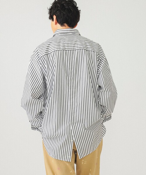 BEAMS（ビームス）の「バックボタン シャツ（シャツ/ブラウス・メンズ・ブラック/ホワイト・XL/L/M/S）」の7枚目の写真