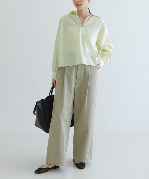 URBAN RESEARCH（アーバンリサーチ）の「チノワイドパンツ（その他パンツ・レディース・ナチュラル/ベージュ・36/38）」の8枚目の写真