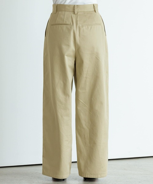 【新品未使用】23区 44 コットンフレア チノパンツ Supima Cotton Chino コインポケットパンツ(37333022-2024