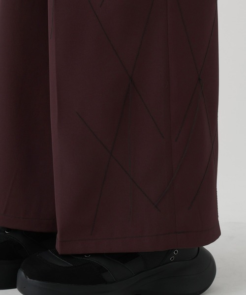 HARE（ハレ）の「ステッチデザインパンツ(HARE)（スラックス・メンズ・パープル/ブラック・FREE）」の15枚目の写真