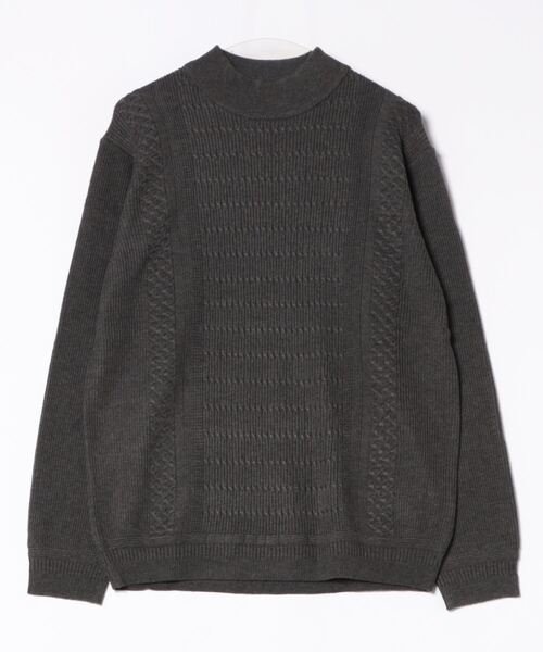 johnnyBlaze モックネック　ニット セーター　XL セール】スウィッチデザイン モックネックニット（ニット