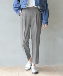 ウツクシルエットテーパードパンツ/114976