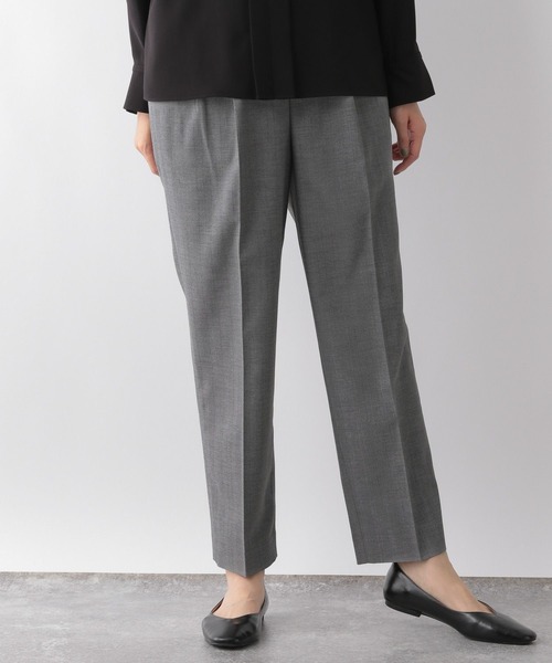 GLOBAL WORK（グローバルワーク）の「ウツクシルエットテーパードパンツ/114976（その他パンツ・レディース・グレー系その他5/チャコール/モカ/ミント/ネイビー/コーラルピンク/アイボリー/ブラック/グレー系その他/グレイッシュブルー・X-SMALL/SMALL/MEDIUM/LARGE/X-LARGE/XX-LARGE）」の18枚目の写真