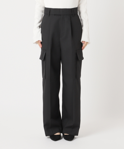 journal standard L'essage(ジャーナルスタンダードレサージュ)の「TWギャバ カーゴパンツ(カーゴパンツ・レディース・ブラック/ブラウン・38/36)」の20枚目の写真