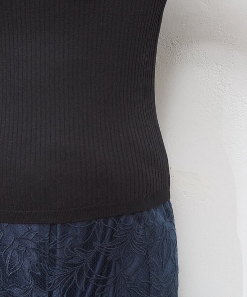 natural couture（ナチュラルクチュール）の「袖口シアーリブニット（ニット/セーター・レディース・ピンク系その他/グレイッシュベージュ/アイボリー/ブラック/ブルー系その他・FREE）」の13枚目の写真