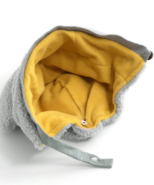 p.premier（ピードットプルミエ）の「ぬいぐるみくまのボンネット（キャップ・キッズ・ライトグレー/アイボリー/キャメル/チャコール・46/50/54/58）」の14枚目の写真