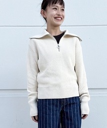 GAP | リラックス 1/4ジップアップ セーター(ニット/セーター)