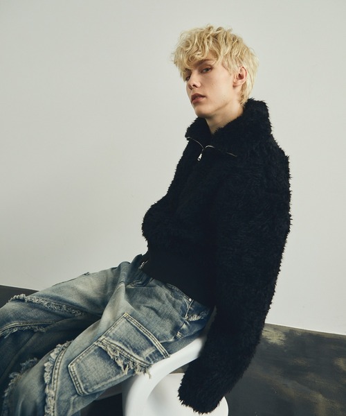 Shoowtime（ショウタイム）の「フェイクファーショートボアブルゾン