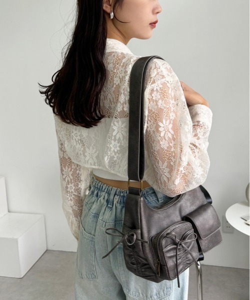 セール】ドロストポケットショルダーバッグ（ショルダーバッグ）｜one