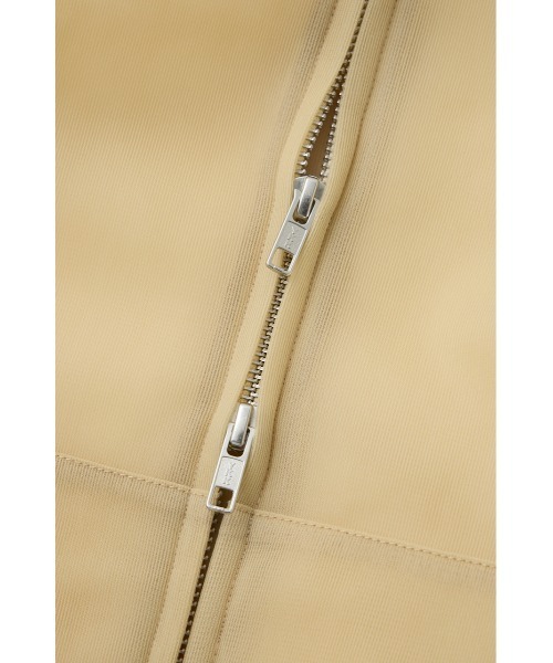 MOUSSY（マウジー）の「SHEER CARDBOARD ZIP UP フーディ（パーカー・レディース・ライトブラック/ベージュ/ミント・FREE）」の17枚目の写真