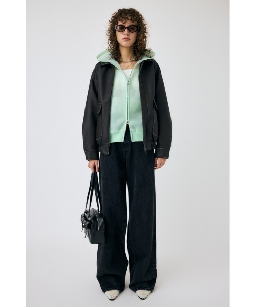 セール】SHEER CARDBOARD ZIP UP フーディ（その他アウター）｜MOUSSY