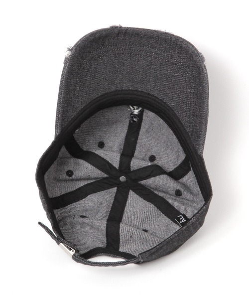 ALAND（エーランド）の「【UNISEX】ALAND／タメージAロゴCAP（キャップ・レディース・ブラック・FREE）」の5枚目の写真