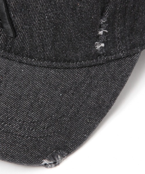 ALAND（エーランド）の「【UNISEX】ALAND／タメージAロゴCAP（キャップ・レディース・ブラック・FREE）」の6枚目の写真