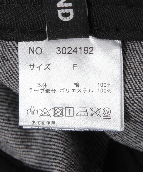 ALAND（エーランド）の「【UNISEX】ALAND／タメージAロゴCAP（キャップ・レディース・ブラック・FREE）」の10枚目の写真