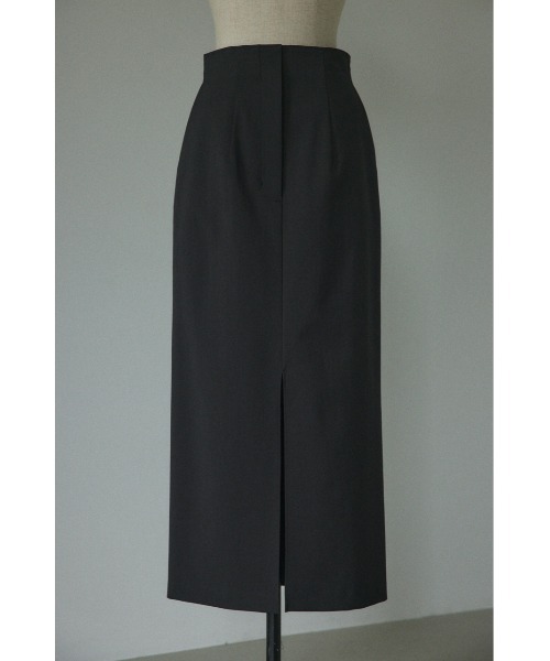 BLACK BY MOUSSY(ブラックバイマウジー)の「basic tight slit skirt(ベーシックタイトスリットスカート)(スカート・レディース・ブラック/グレー/ブラウン・0/1/2)」の2枚目の写真