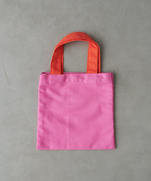 BIRTHDAY BAR（バースデイバー）の「MOTIF GEOMETRY　ミニスクエアフラットバッグ（トートバッグ・レディース・ネイビー/ピンク/オレンジ/アイボリー・0）」の17枚目の写真