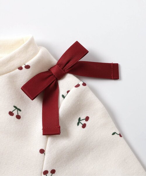 apres les cours（アプレレクール）の「【WEB限定】7days Style/肩リボンフレアトレーナー（スウェット・キッズ・ブラック/ブルー/ピンク/アイボリー/その他3・90/100/110/120/80/130/140）」の15枚目の写真