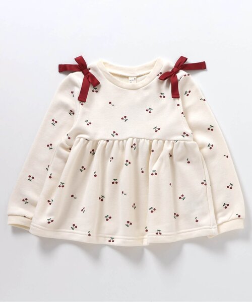 apres les cours（アプレレクール）の「【WEB限定】7days Style/肩リボンフレアトレーナー（スウェット・キッズ・ブラック/ブルー/ピンク/アイボリー/その他3・90/100/110/120/80/130/140）」の20枚目の写真