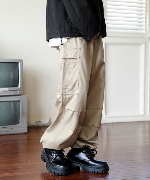 Dickies（ディッキーズ）の「【neos】GENUINE DICKIES ジェニュイン ディッキーズ ツイル チノ ワイド カーゴ パンツ（カーゴパンツ・メンズ・ベージュ/カーキ/ブラック・MEDIUM/X-LARGE/LARGE）」の16枚目の写真