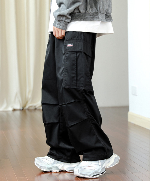 Dickies（ディッキーズ）の「【neos】GENUINE DICKIES ジェニュイン ディッキーズ ツイル チノ ワイド カーゴ パンツ（カーゴパンツ・メンズ・ベージュ/カーキ/ブラック・MEDIUM/X-LARGE/LARGE）」の17枚目の写真