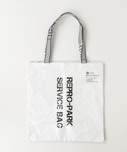 TATRAS CONCEPT STORE（タトラスコンセプトストア）の「REPRO PARK(リプロパーク) Small tote Bag（トートバッグ・レディース・アイボリー/ブラック/イエロー/オレンジ/パープル/ネイビー/グリーン/ホワイト・S）」の2枚目の写真