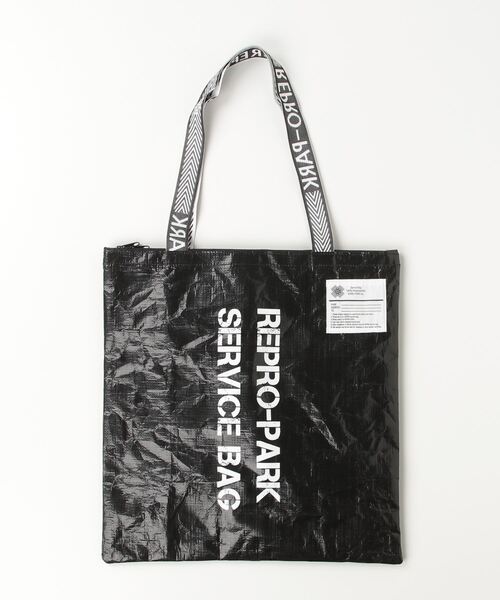 TATRAS CONCEPT STORE（タトラスコンセプトストア）の「REPRO PARK(リプロパーク) Small tote Bag（トートバッグ・レディース・アイボリー/ブラック/イエロー/オレンジ/パープル/ネイビー/グリーン/ホワイト・S）」の4枚目の写真