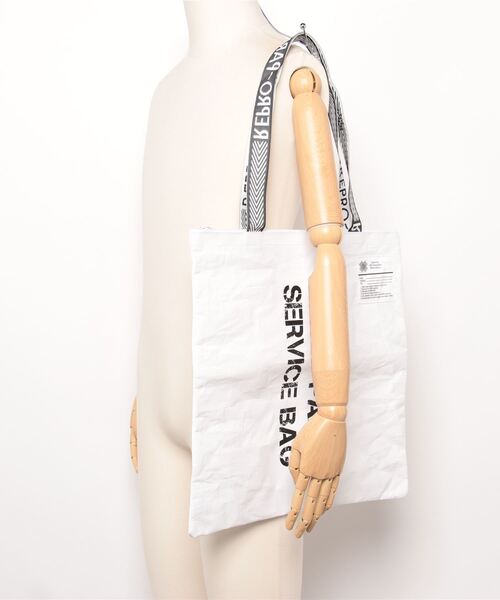 TATRAS CONCEPT STORE（タトラスコンセプトストア）の「REPRO PARK(リプロパーク) Small tote Bag（トートバッグ・レディース・アイボリー/ブラック/イエロー/オレンジ/パープル/ネイビー/グリーン/ホワイト・S）」の12枚目の写真