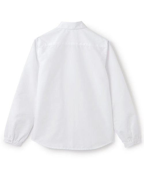 【シワになりにくい】丸襟長袖シャツ（シャツ/ブラウス）｜pom ponette junior（ポンポネットジュニア）