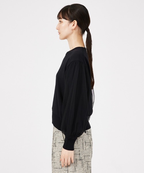 qualite（カリテ）の「チュールコンビニット（ニット/セーター・レディース・アイボリー/ブラウン/ブラック・フリー）」の19枚目の写真