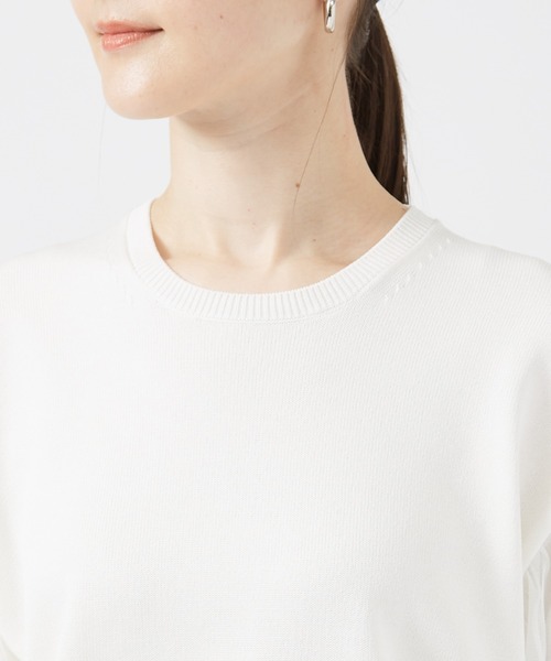 qualite（カリテ）の「チュールコンビニット（ニット/セーター・レディース・アイボリー/ブラウン/ブラック・フリー）」の12枚目の写真