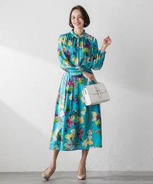 【WEB限定カラーあり】フルーツプリントスカート≪セットアップ対応/洗濯機で洗える≫