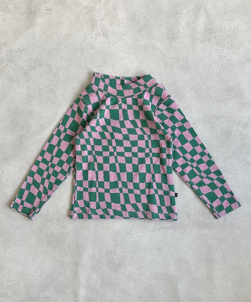 BIG FIELD（ビッグフィールド）の「ソウガラジャガードカットソー（Tシャツ/カットソー・キッズ・オレンジ/イエロー/ホワイト/ピンク・90/95/100/110/120/130/140/150）」の3枚目の写真