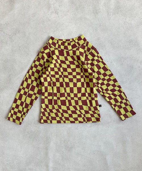 BIG FIELD（ビッグフィールド）の「ソウガラジャガードカットソー（Tシャツ/カットソー・キッズ・オレンジ/イエロー/ホワイト/ピンク・90/95/100/110/120/130/140/150）」の2枚目の写真