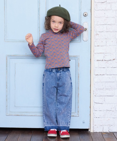 BIG FIELD（ビッグフィールド）の「ソウガラジャガードカットソー（Tシャツ/カットソー・キッズ・オレンジ/イエロー/ホワイト/ピンク・90/95/100/110/120/130/140/150）」の8枚目の写真