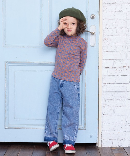 BIG FIELD（ビッグフィールド）の「ソウガラジャガードカットソー（Tシャツ/カットソー・キッズ・オレンジ/イエロー/ホワイト/ピンク・90/95/100/110/120/130/140/150）」の6枚目の写真