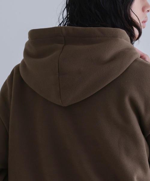 n'OrLABEL(ノアールレーベル)の「裏起毛ハーフジップフーディ(パーカー・メンズ・ブラック/ブラウン・M/L)」の8枚目の写真