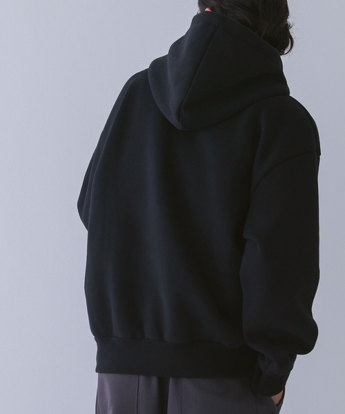 n'OrLABEL(ノアールレーベル)の「裏起毛ハーフジップフーディ(パーカー・メンズ・ブラック/ブラウン・M/L)」の14枚目の写真