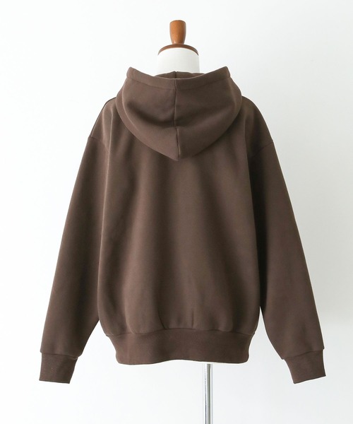 n'OrLABEL(ノアールレーベル)の「裏起毛ハーフジップフーディ(パーカー・メンズ・ブラック/ブラウン・M/L)」の17枚目の写真