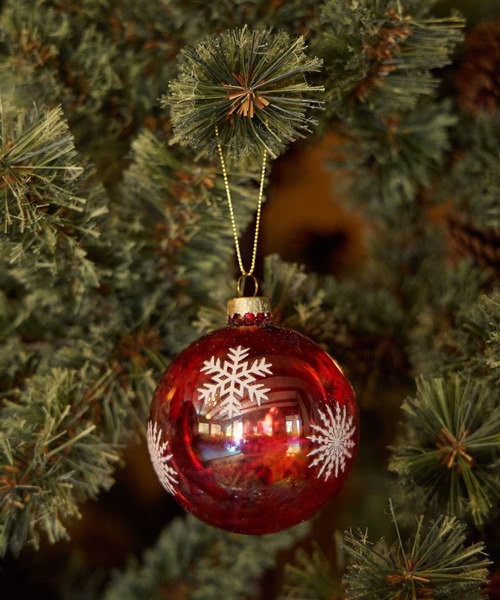 セール】【2024Xmas】レッドシアースノーオーナメント